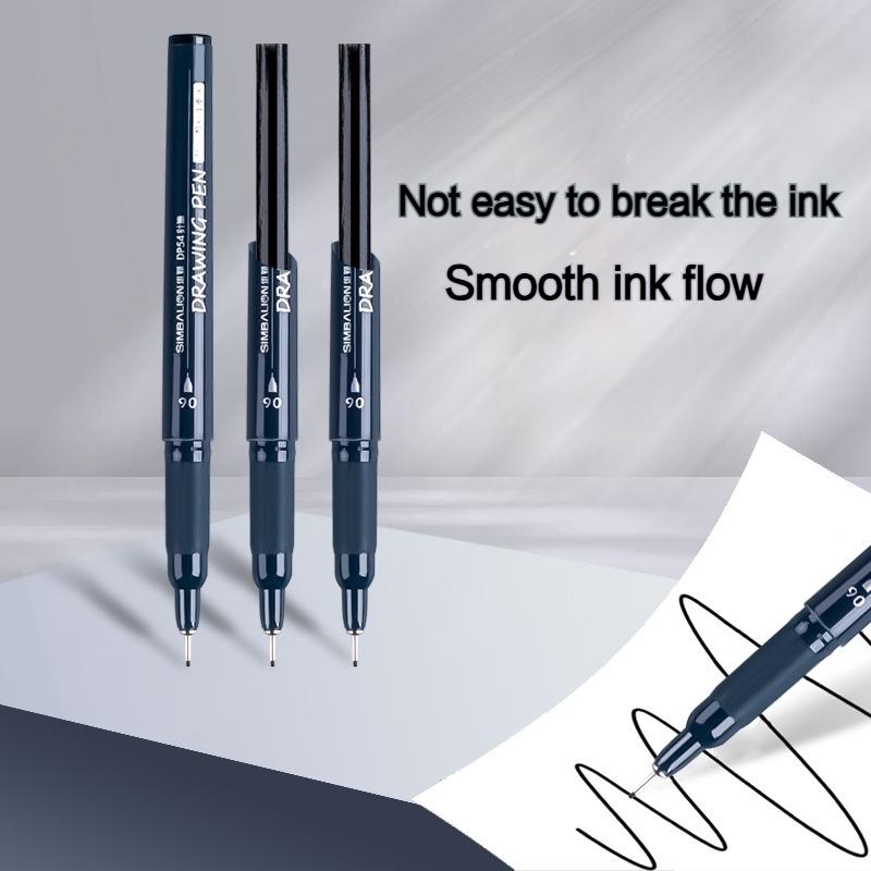 Игла для рисования, наконечник ручки, пигментная подкладка, чернила Micron, искусство рисования манги, наброски, нарисованные от руки, водонепроницаемые художественные принадлежности