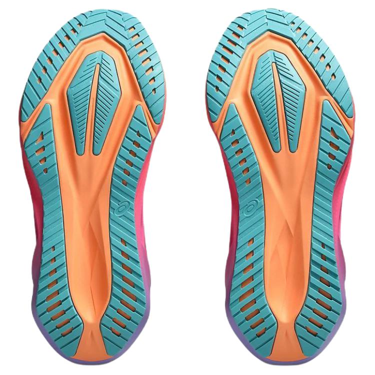 ASICS NOVABLAST 5 Running Shoes Unisex Fresh Orange Teal 1013A213-800