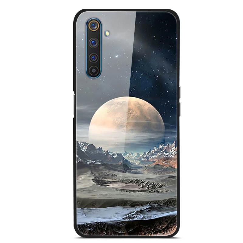 Для OPPO Realme XT Закаленное Стекло Чехол Мягкий Бампер Жесткий Funda Для OPPO Realme 6 Pro Realme X2 XT Чехол для Телефона Realme6 Задняя Крышка