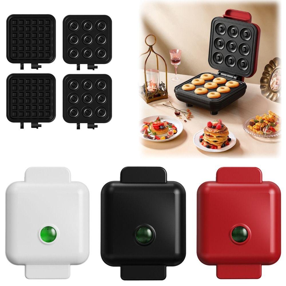 Quick Heating Waffle Donut Maker Convenient Donut Toaster Grilled Meat Plate Donut Maker Lunch