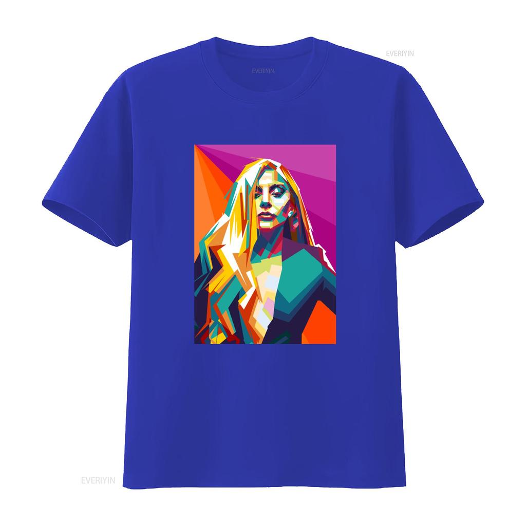 Винтажная футболка Lady Gaga для молодежи с длинным рукавом и размером для малышей, винтажная, стиранная, удобная, уличный стиль, повседневная