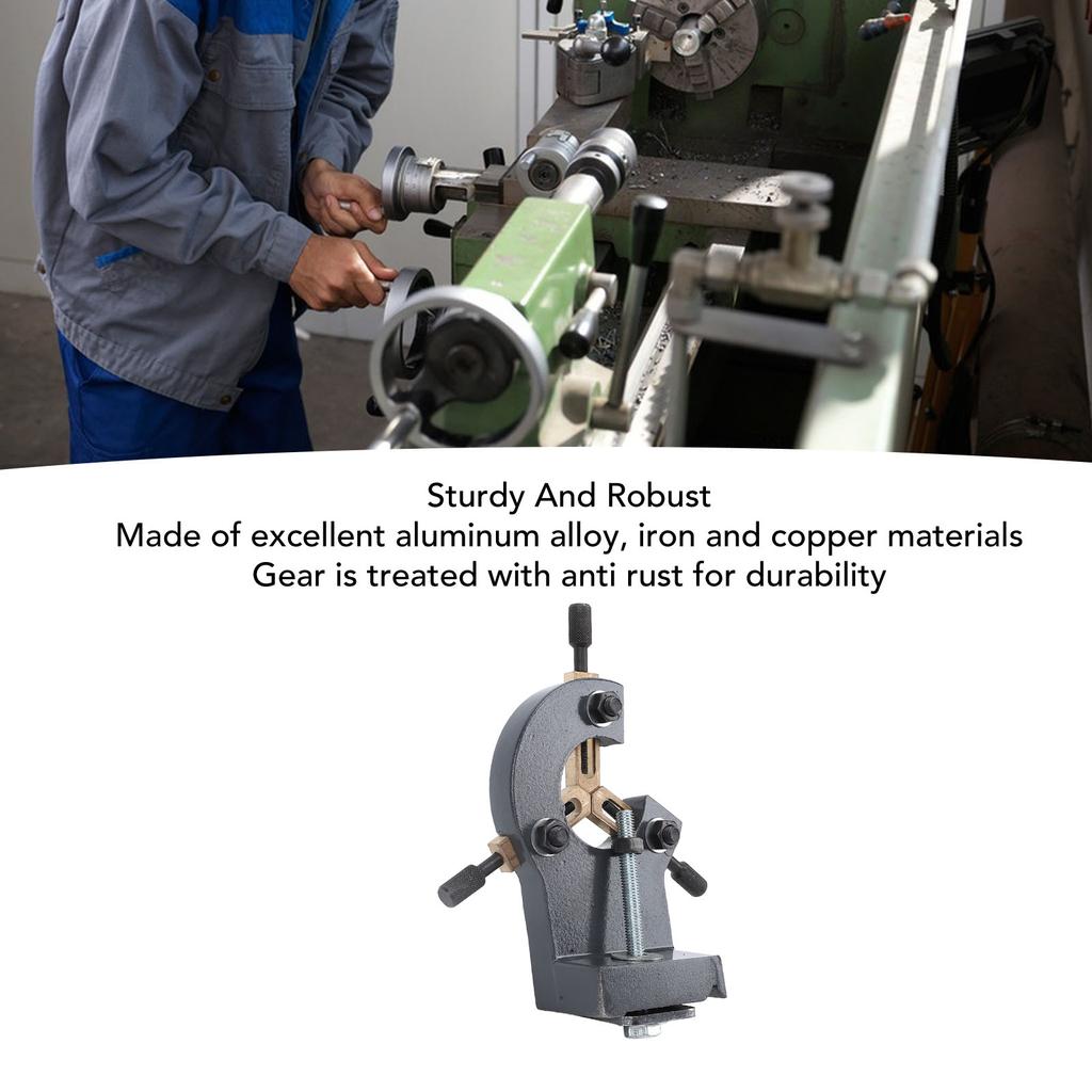 Деревообрабатывающий токарный станок Люнет серого цвета Металлический токарный станок Мини-люнет для 0618 CJ18 CJ0618A 7x12 7x14 0618-3B