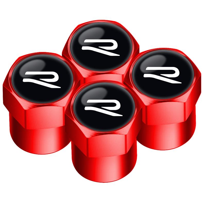 RSQ1 VW 2026 Hot New 4pcs Auto Emblem Cap New R logo Case For VW Volkswagen Golf 8 MK8 Accessories