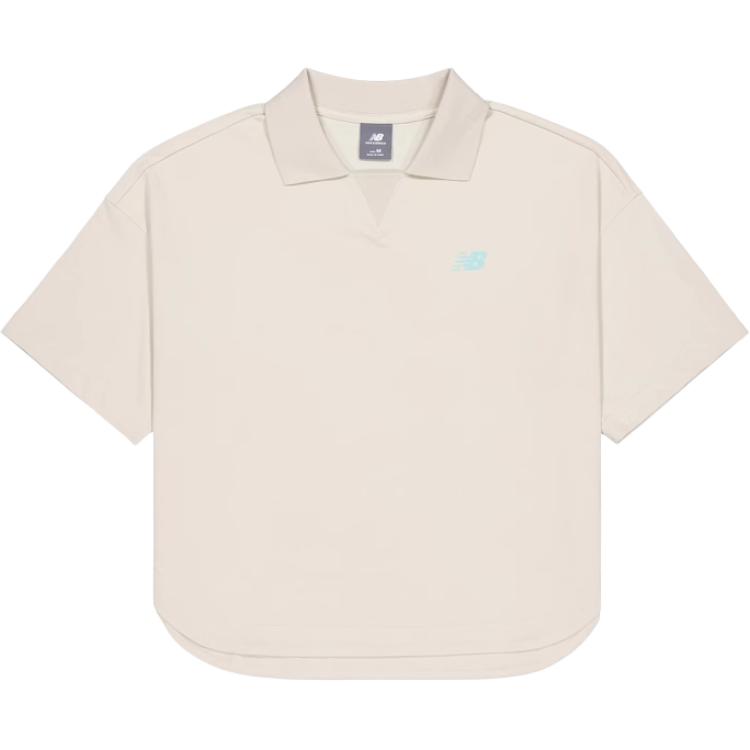 New Balance Женская рубашка-поло Хаки NFE36052-LBE