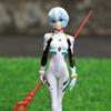 22cm NEON GENESIS EVANGELION Figures Ayanami Rei Action Figure Cake Decorations PVC Model Anime Asuka Makinami Collection Toys