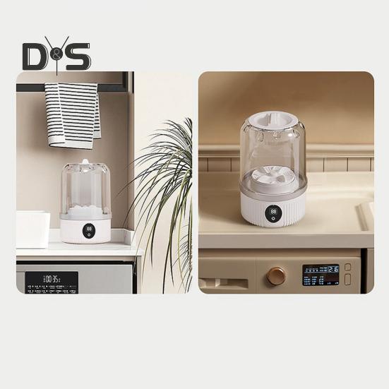 Стиральная машина для нижнего белья, портативная аккумуляторная мини-стиральная машина, быстрая стирка, рассчитанные циклы, ультразвуковая технология, удобная для путешествий и кемпинга