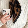 Retro Leopard Scarf Silk-Like 70Cm Ladies All-Match Elegant Square Scarf