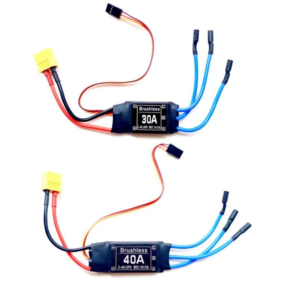 2-4S Electronic Speed Controller 30A 40A RC Plane Parts New Brushless ESC for RC FPV Helicopter