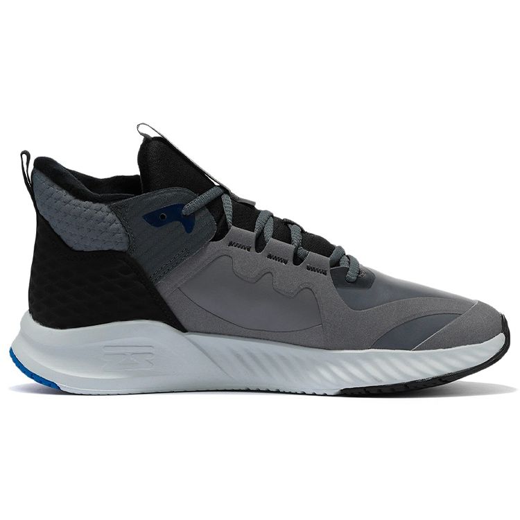 Li Ning Soft Zero Wntr Shock Absorption Rebound Low Top Casual Shoes Men Sneakers Gray AGLR237-2
