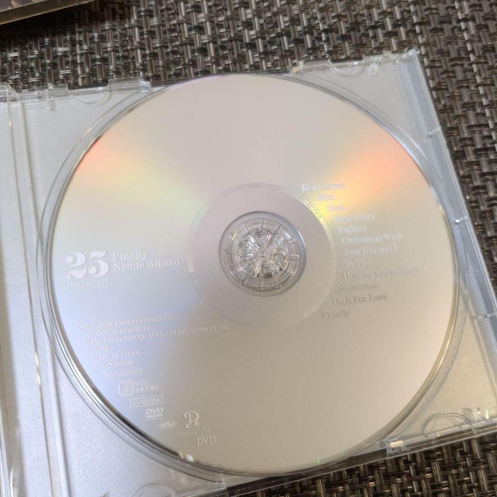 [USED] Namie Amuro 25 Finally CD DVD Towel