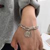 Women's Simple Multi-layer Portrait Coin Bracelet Fashion Charm Layered Bracelet Jewelry Party Gifts