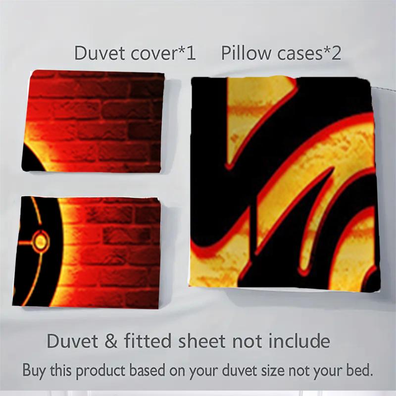 3Pcs Eyes Power Symbol Bedding Sets For All Sizes New 3D Printed Bed Cover Comforter Duvet Cover Pillowcase Bedroom Decoration
