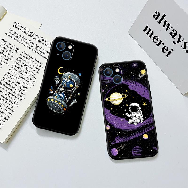 BH4 astronaut Planet Space moon Phone Case for Samsung Galaxy S20 S21 S22 Ultra FE + Plus A21S A22 A24 A25 A26 A30 A30S A31