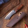 Дамасская сталь Тесак для мяса Нож для обвалки Нож с молотком Кованый нож ручной работы Нож для нарезки с чехлом для ножа