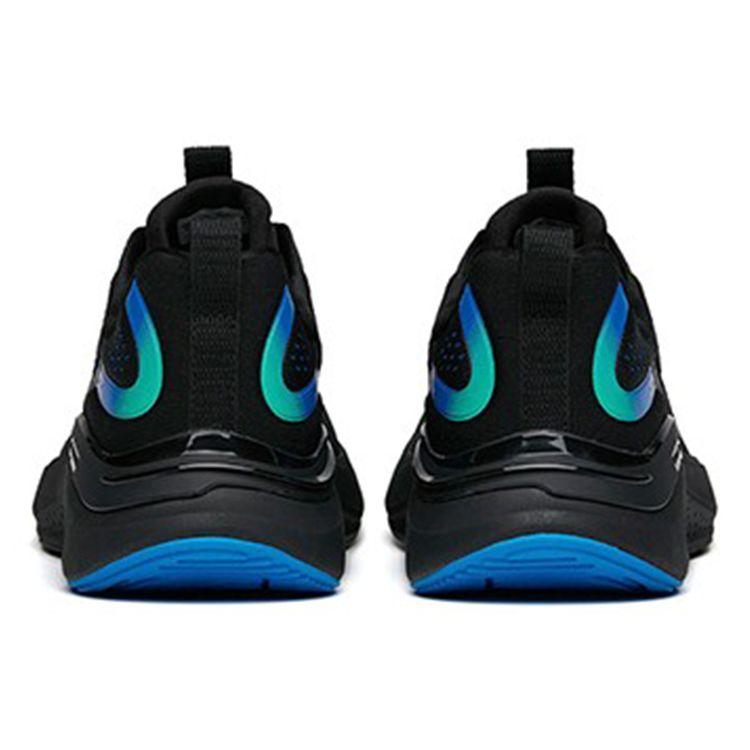 Anta Comfortable Casual Low-Top Running Shoes Men Sneakers Black Blue 112215561R-4