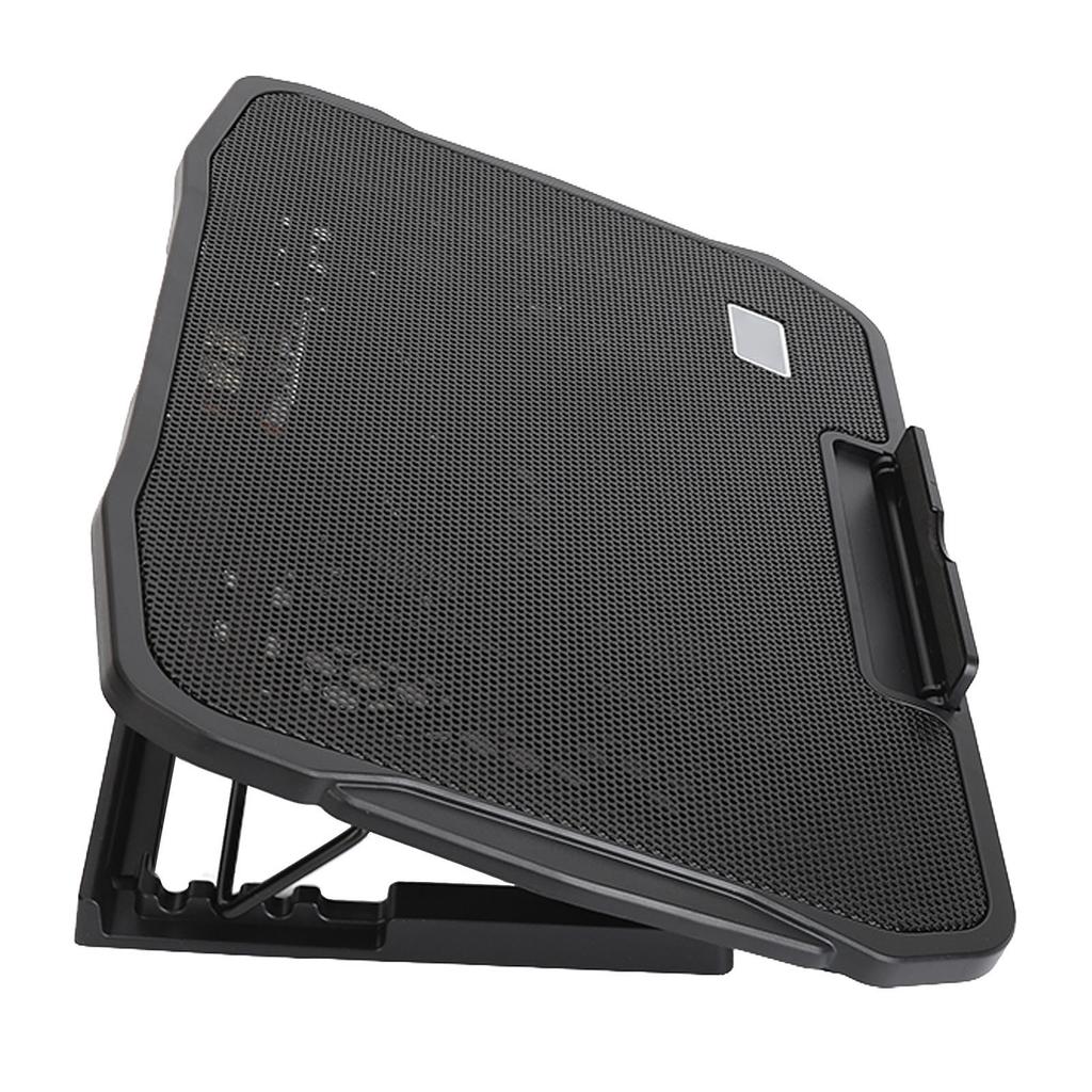 Охлаждающая подставка для ноутбука с питанием от USB, регулируемая скорость ветра, эргономичный игровой кулер для ноутбука, противоскользящая