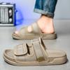 Summer New Beach Slippers Outdoor Outing Platform Men's Dual-purpose Non-slip Sandals Breathable Fashion Versatile Slippers
