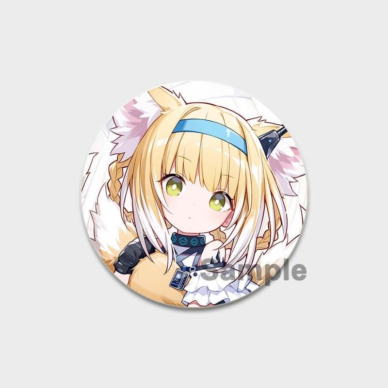 58 мм модные ювелирные аксессуары поп-игра Arknights эмалированные булавки эстетическая милая брошь ручной работы булавка мультяшный значок для рюкзака одежды