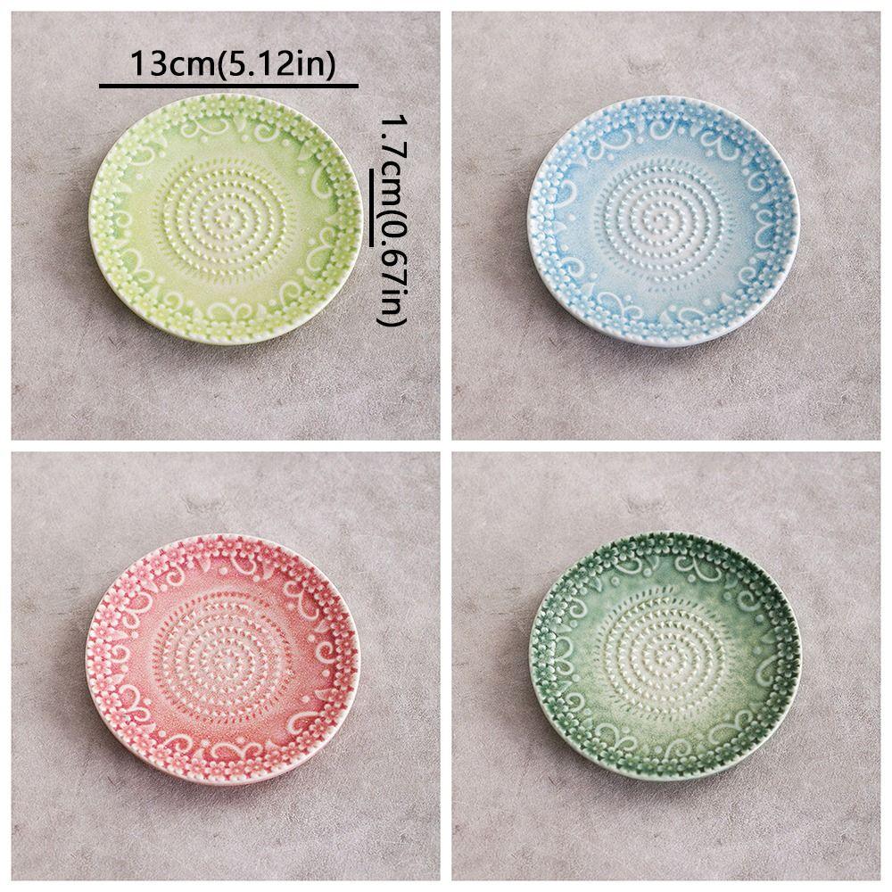 2-in-1 Round Vegetable Grinding Tool Glazed Hand Grinder Masher Ceramic Ginger Grater Restaurant