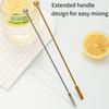 1 шт., новая палочка для перемешивания меда из нержавеющей стали с длинной ручкой, простая в использовании, инструменты для смешивания в коктейльном баре, миксер для кофе Portatil Eletrico