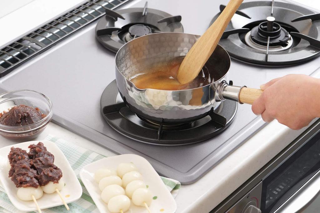 Yoshikawa Yukihira Made In Compatible with IH Gas Stainless Both Sides Spouts YH6752 Pot, One-handed Pot, 18cm, 1.7L, Japan, Fire, Steel,