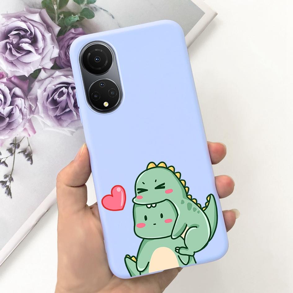 For Honor X7 X7a Case Lovely Duck Astronaut Soft Silicone Matte Phone Cover For Honor X7b CLK-LX1 Funda X 7b X 7a HonorX7 Bumper