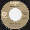 7-дюймовая пластинка ДИН МАРТИН - That's Amore / Memories Are Made Of 6011 Capitol Records 1972 США Поп Б/У