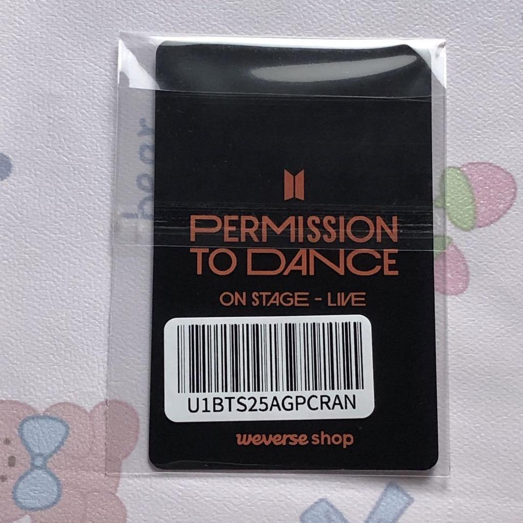 [USED] BTS P.T.D STAGE-SEOUL GLOBAL Purchase Trading Card Jungkook