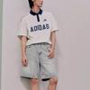 adidas SS26 Легкая спортивная футболка-поло с коротким рукавом, удобная, унисекс, топ KW8117