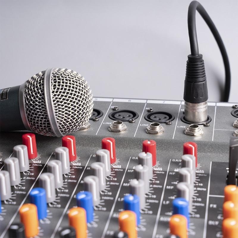Аудиоадаптер-кабель 2RCA на 2 XLR (розетка) для профессионального студийного оборудования и домашних кинотеатров