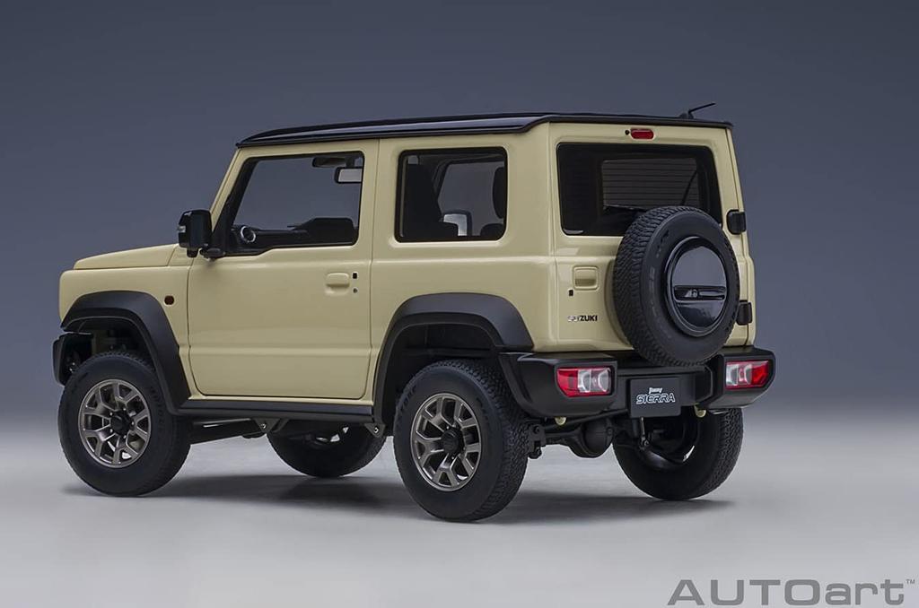 AUTOart Suzuki Jimny Sierra Ivory Roof Готовый продукт 78510 1/18 (JB74) Металлик/Черный