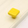 Simplicity Single Hole Colored Ceramic Knob Pull Handles Ceramic Drawer Knobs Modern Square Cabinet Knob Children