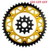12T 45T-52T 520 Цепь Мотоцикл Передняя и Задняя Звездочка Для SUZUKI RM125 RMZ250 RM-Z 250 RM 125 Y N P R S T V W X K1 K2 K3 K4 K5