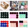 12/14Pcs Beanies Shoes Decor Fake Fox Fur Ball Hat Ball Pompom 8cm False Hairball DIY Handmade