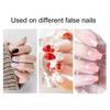 24 шт. желейный клей, прозрачные невидимые наклейки для клея, водонепроницаемые наклейки для ногтей, желейные двухсторонние наклейки для ногтей, двухсторонние клеевые наклейки для ногтей