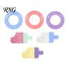 Dog Cooling Chew Toys Toy, Popsicle Ice Freezer Donut Shape Toy Teeth Cleaning Reusable Freeze for Summer Heat Relief Dogs