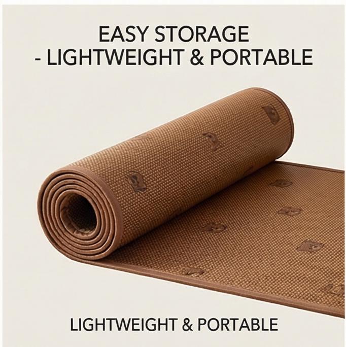 Machine Washable Ice Silk Cooling Mat 150x200/180x200cm, Soft Fitted Sheet 3-Piece Set, Gentle for Sensitive Skin