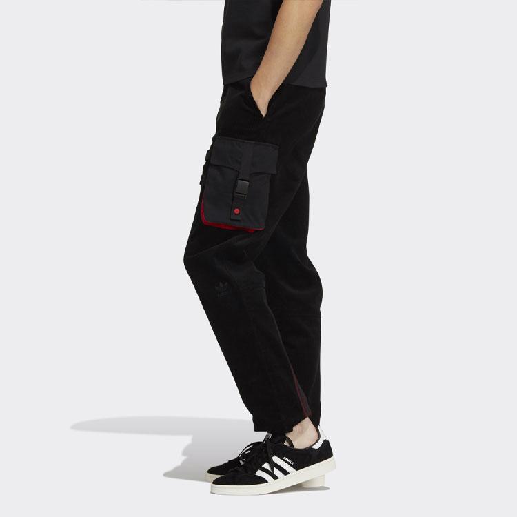 adidas Оригинальные плетеные брюки CNY Черные Мужские GN5445