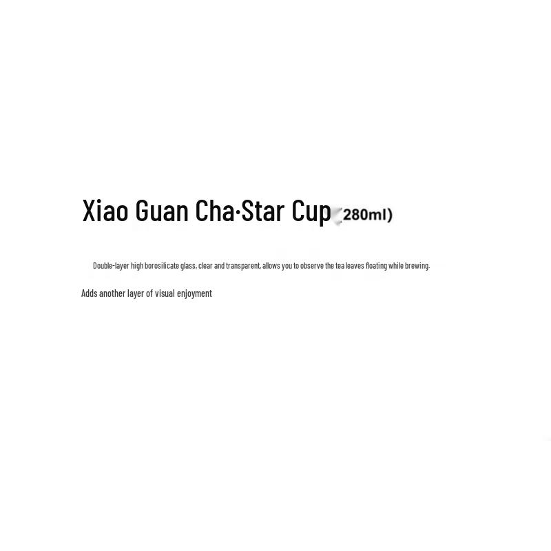 Xiaoguan Tea Starlight Double-Wall Glass Travel Mug