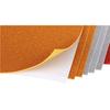 Feuille en mousse de caoutchouc pailletees adhesiv