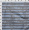 oneOone Cotton Poplin Dusty Blue Fabric Stripes Brush Dress Material Fabric Print Fabric By The Yard 42 Inch