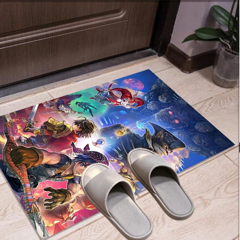 Final Fantasy Pattern Rug, Indoor/Outdoor Mat, for Picnic, Gameroom, Bedroom, Office, Living Room, Home Decor Carpet, Birthday Gift