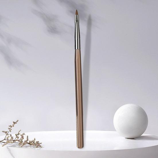 Ручка для ногтей с тонким кончиком, мягкая щетина, акриловая ручка, легко чистить, маникюр своими руками, дизайн ногтей, многофункциональная двухсторонняя кисть для рисования ногтей