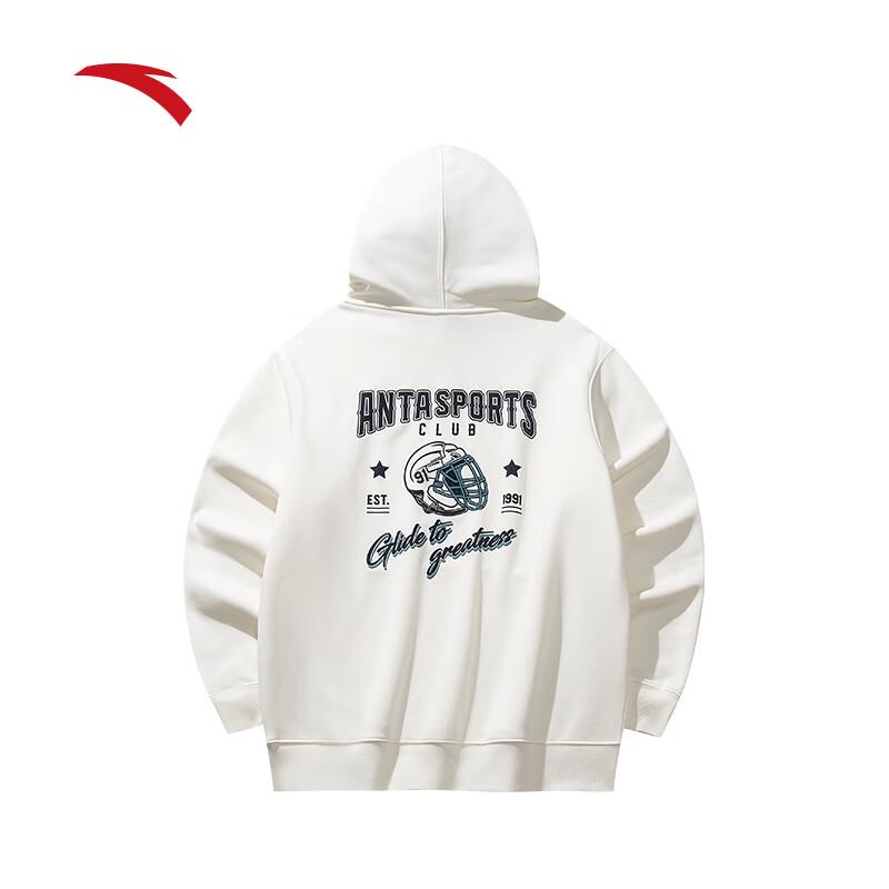 Anta Men's American Retro Fleece-Lined Sweatshirt
