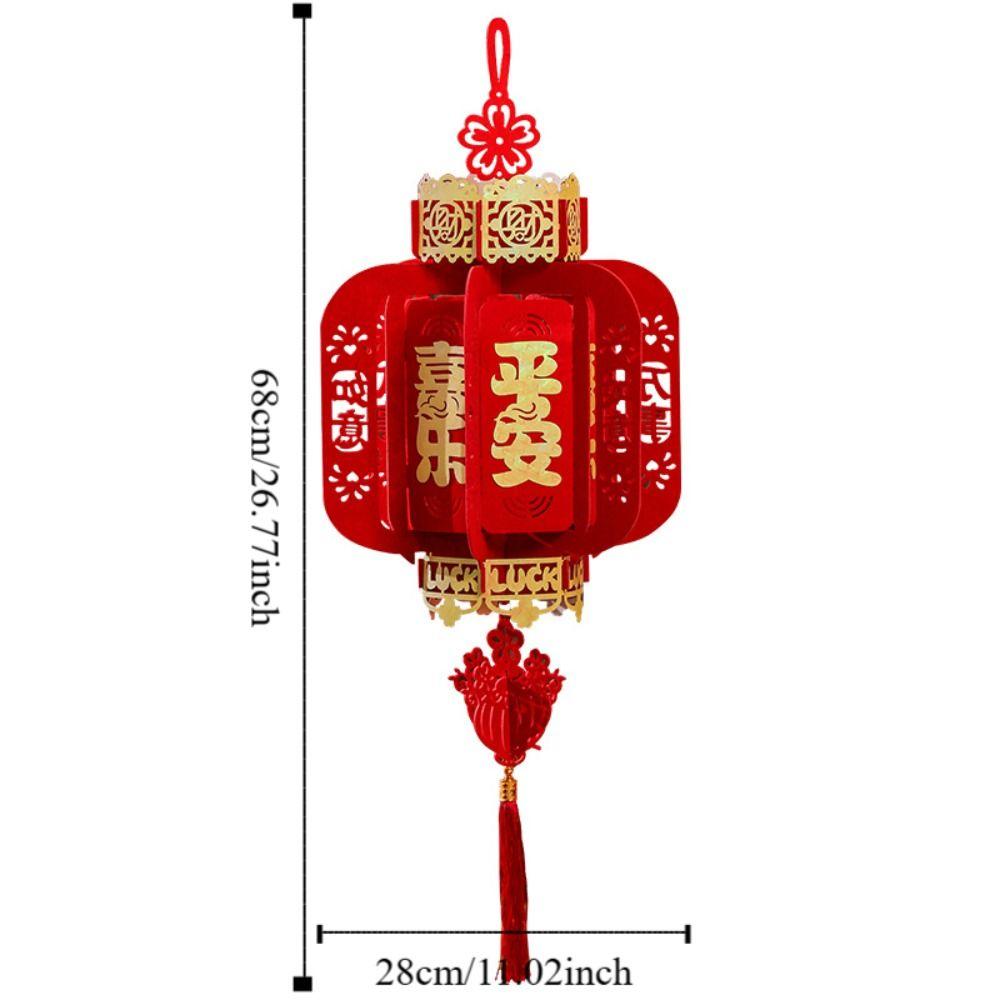 Благословение Подвесной Фонарь Китайский Стиль Весенний Фестиваль Товары Новогодние Украшения