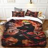 Single/twin N-Narutos Duvet Cover Set Cartoon Bedding Set Quilt Cover Soft and Comfortable Bedroom Home Decor