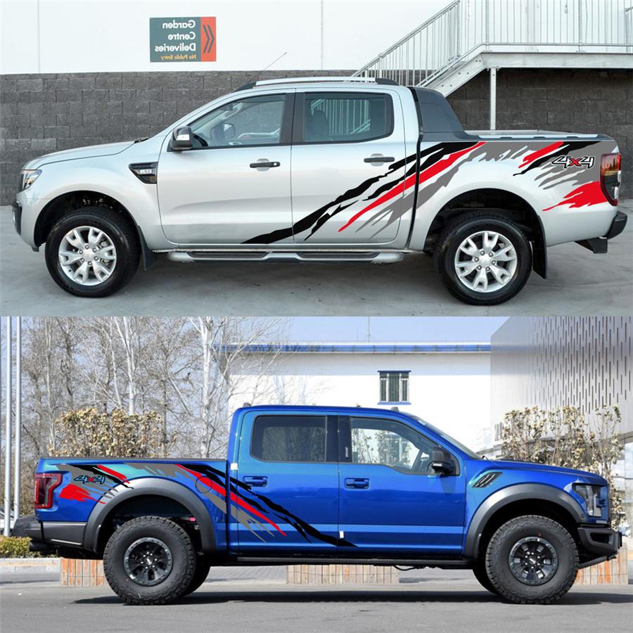 Наклейка на заднюю дверь грузовика, графическая виниловая наклейка для Ford F150 Ranger Raptor