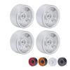 4PCS RC Beadlock Wheel Rim Set 1,9 дюймов Алюминиевый сплав 1/10 RC Автомобильная ступица колеса для осевого SCX10 I II II