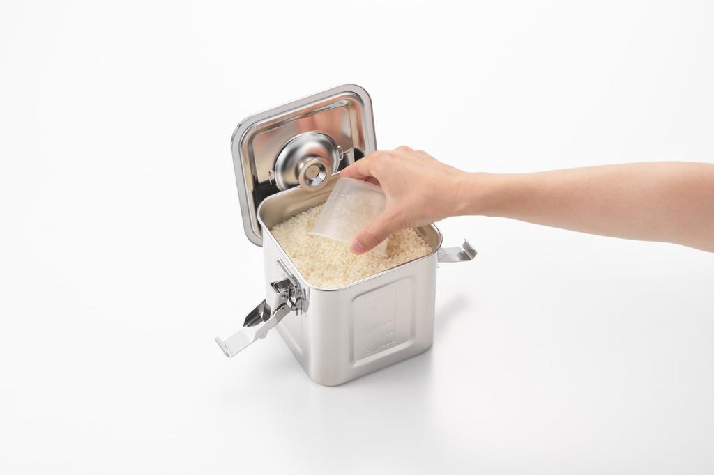 Yoshikawa Square Kitchen Pot with Gasket and 1104499 Hook, 13.5cm,