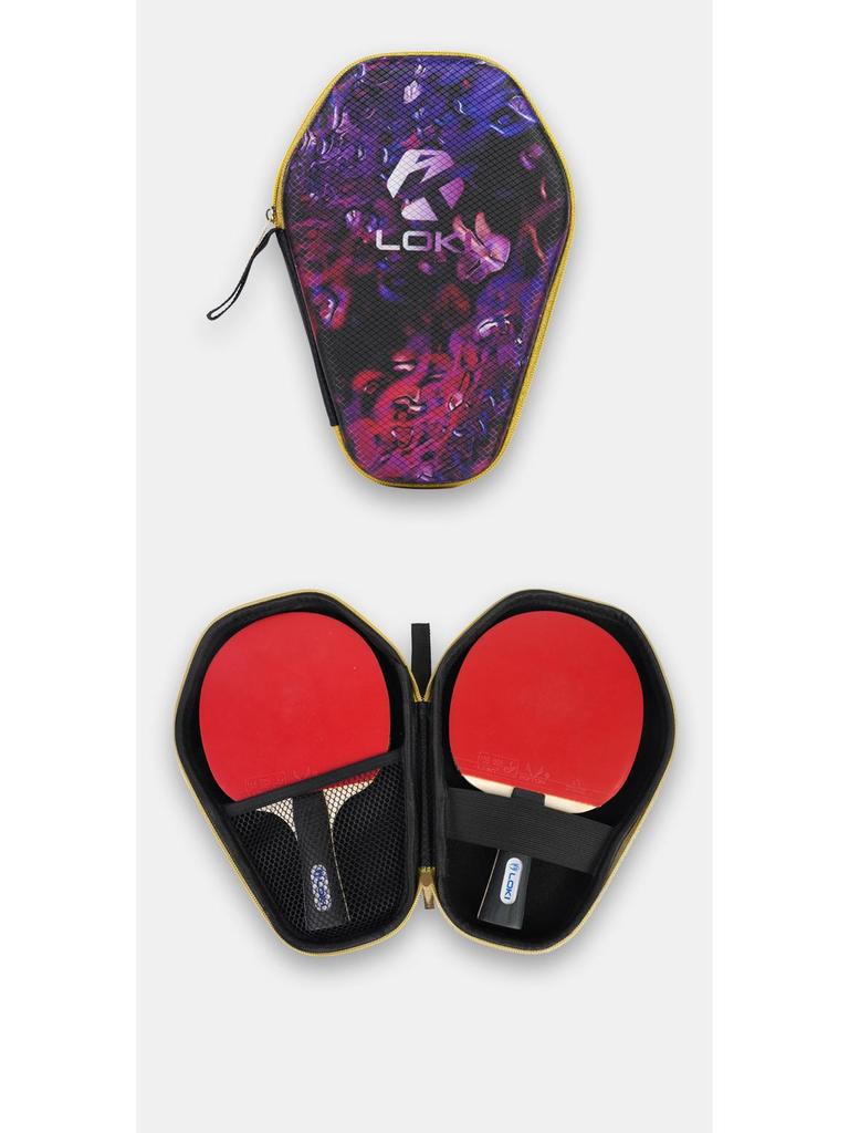 LOKI Thor Table Tennis Racket Case: Portable, Durable, Hard Shell, Large Capacity Bag